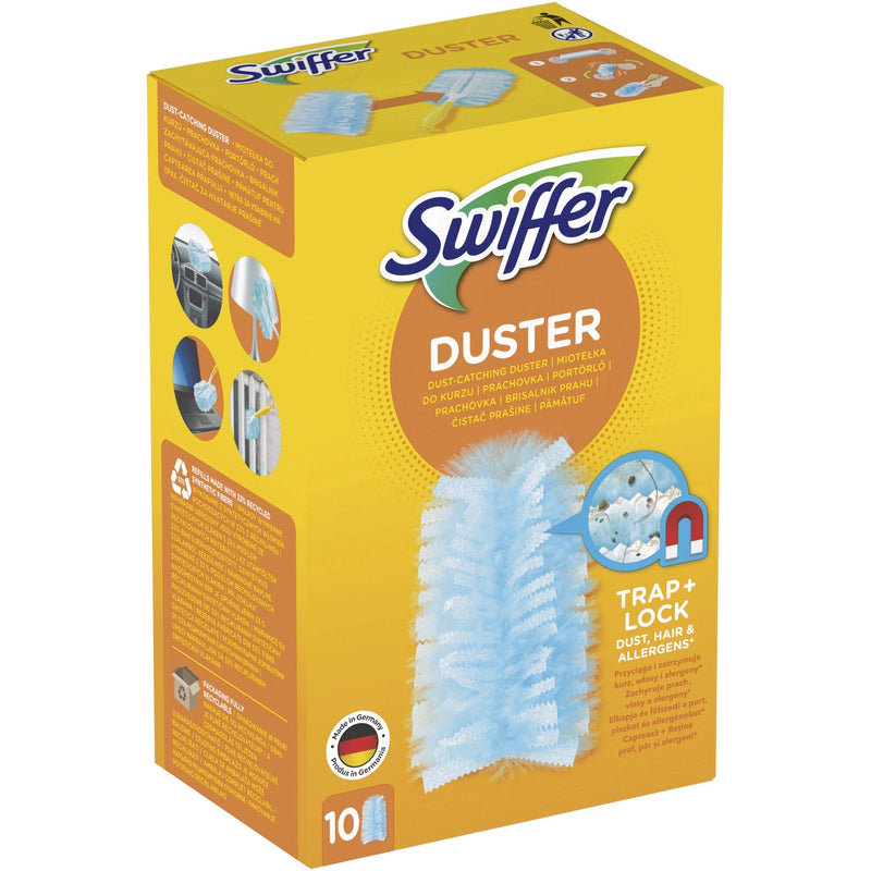 Swiffer Duster Rezerve pamatuf pentru curatarea prafului Trap & Lock, 10 bucati