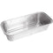 Set of 4 aluminum trays, rectangular, for cake