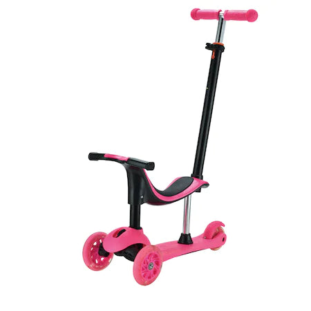 Trotineta pliabila multifunctionala cu roti luminoase pentru copii Micmax MM09