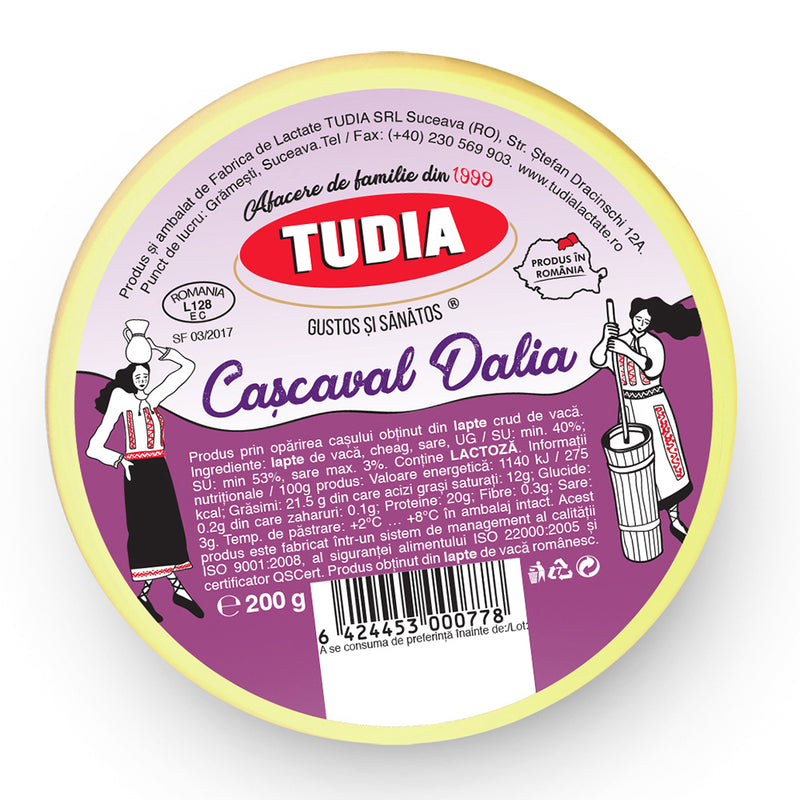 Tudia Cascaval Dalia 200g