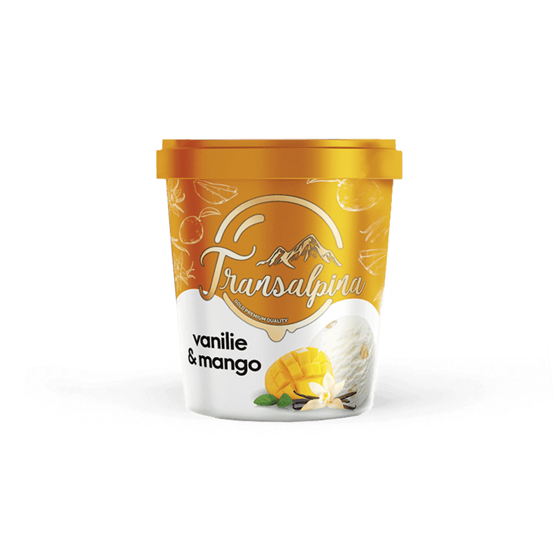 Transalpina Inghetata cu vanilie si mango 500ml