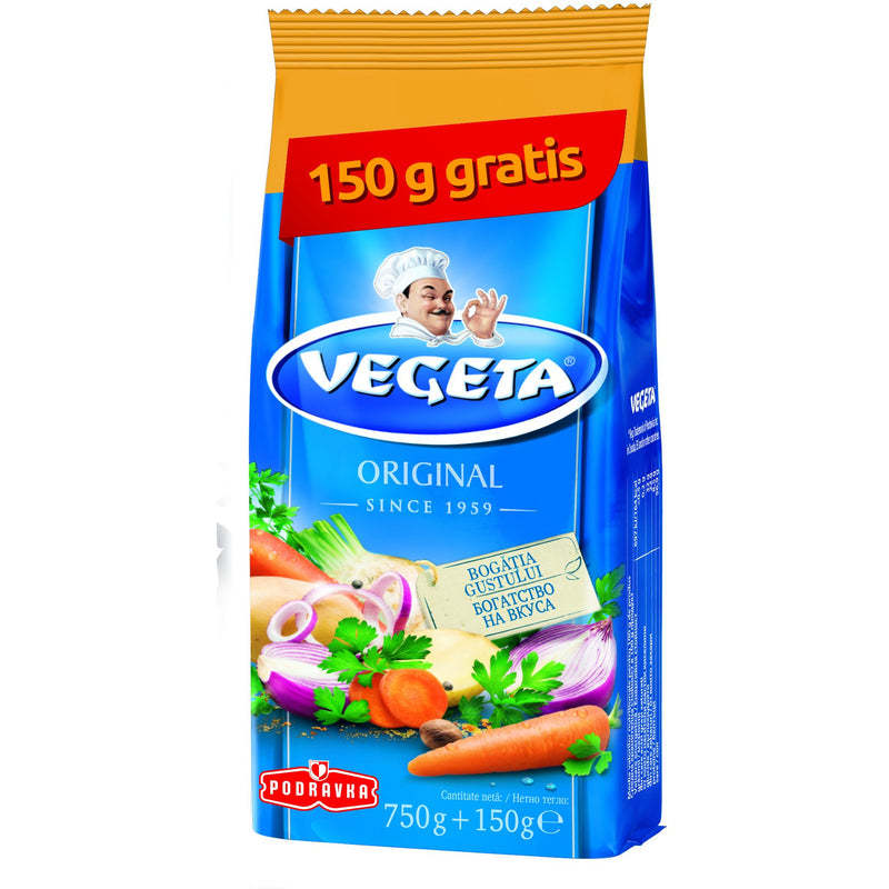 Vegeta baza pentru mancare cu legume 750g + 150g gratis