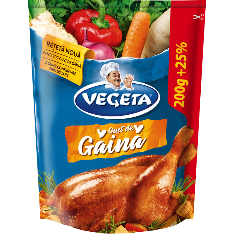 Vegeta baza pentru mancare cu gust de gaina 200g + 25% gratis