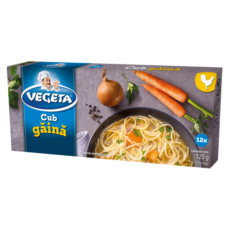 Vegeta cub baza pentru mancaruri cu gust de gaina 120g