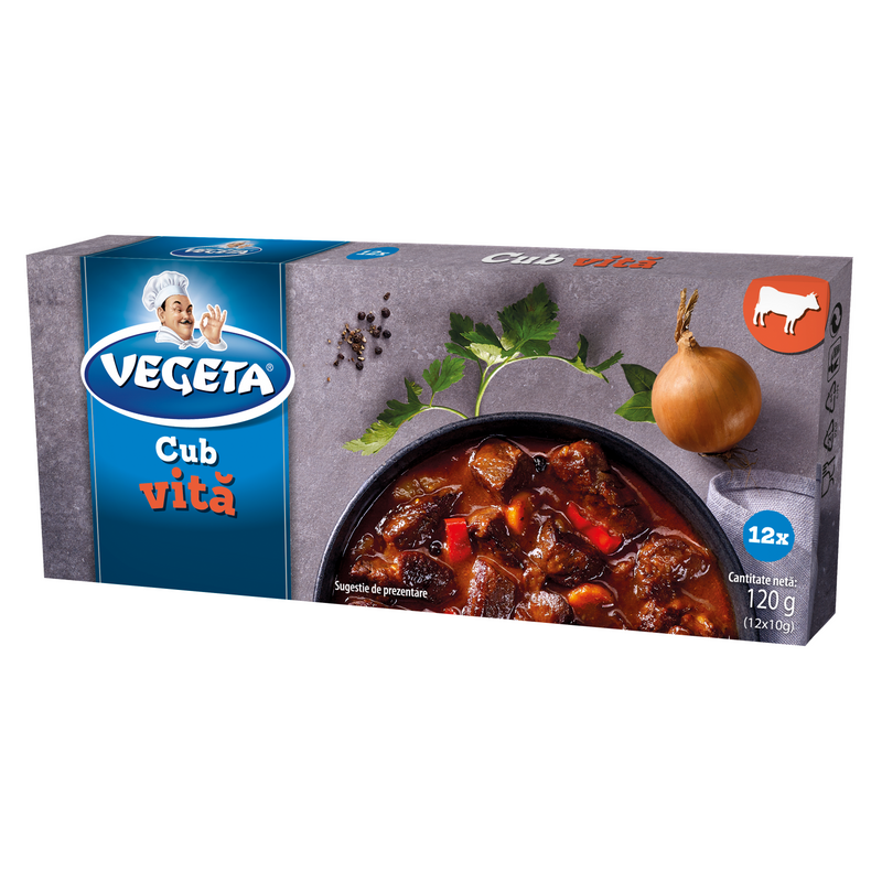 Vegeta cub baza pentru mancaruri cu gust de vita 120g