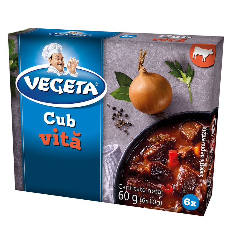 Vegeta cub baza pentru mancaruri cu gust de  vita 60g