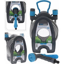 Kit complet de udare pentru gradina cu tambur portabil si furtun de 10m