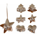 Decoratiune cu paiete 9 cm, maro YZB005050