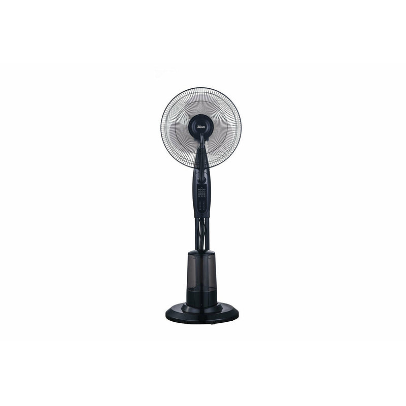 Ventilator cu pulverizare apa Zilan ZLN-0966, 75W, 3 trepte de viteza, functie de umidificare, negru