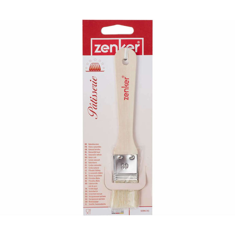 Zenker Pensula pentru patiserie cu maner de lemn