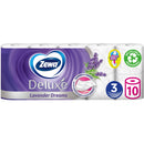 Zewa Deluxe Lavender Dreams WC-papír, 3 réteg, 10 tekercs