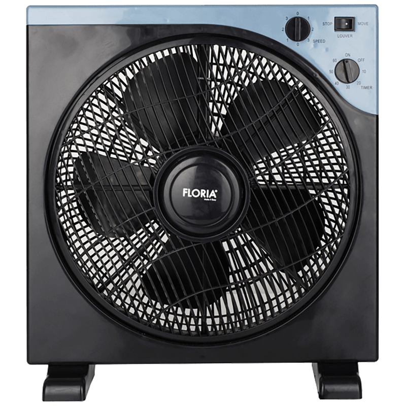 Zilan Ventilator patrat Floria ZLN-2355, 40W, timer, 3 trepte, unghi reglabil
