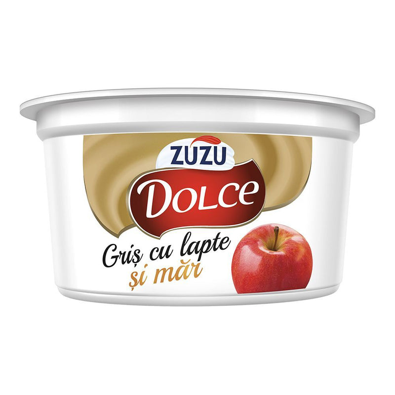 Zuzu Dolce Gris cu lapte si mar, 150g