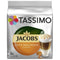 Tassimo Jacobs Caramel Macchiato kávé, 2 x 8 kávé- és tejkapszula, 8 ital x 295 ml, 268 gr