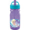 Bidon pentru apa din plastic cu pai Frozen Disney, 400ml, mov