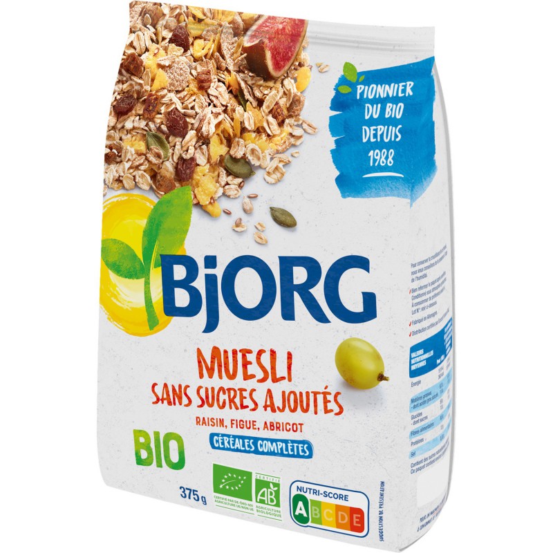 Bjorg Bio Musli fara zahar, 375g