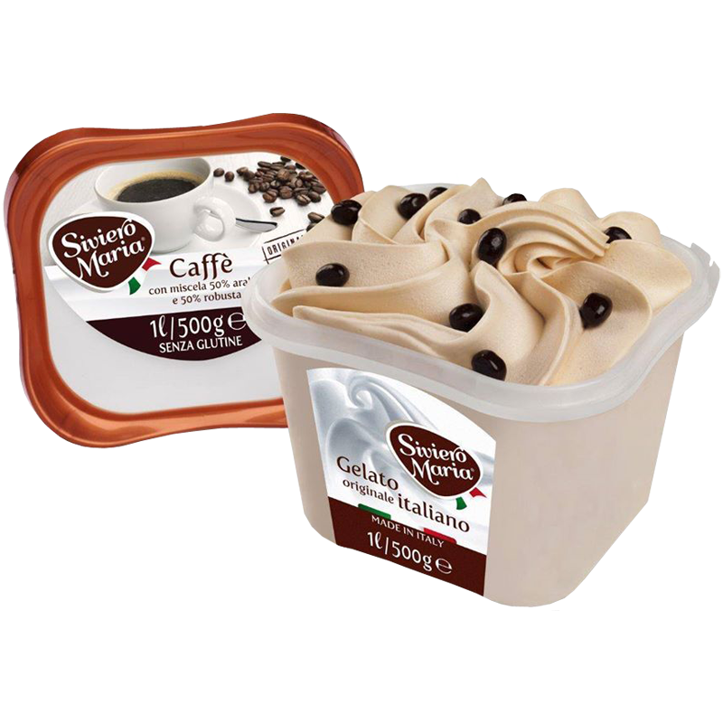 Siviero Maria Caffe inghetata cu aroma de cafea si cu boabe de cafea 500g