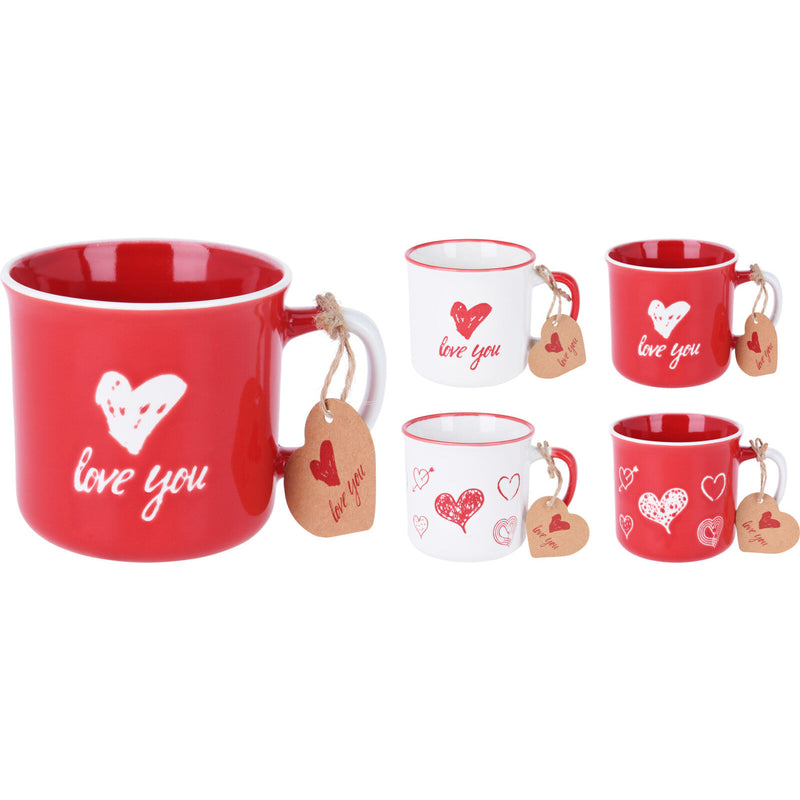 Cana portelan Valentines 12X9X8 CM Q75900280