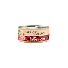 Capricii si Delicii pate fin porc 20%, 120 g