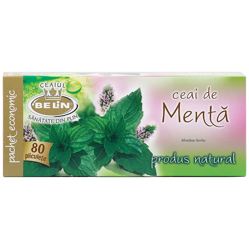 Belin Ceai de menta, 80 pliculete, 104g