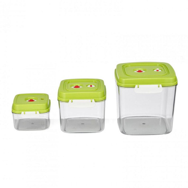 Set 3 caserole pentru vidat Heinner HAV-CUPS, 0.5L, 1.4L, 3L