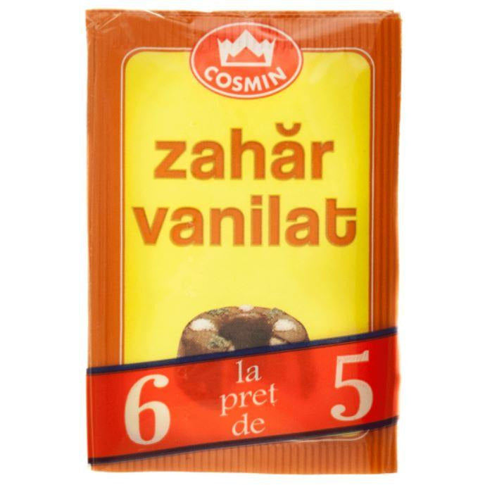 Cosmin zahar vanilat pachet 6 buc la pret de 5buc, 30g