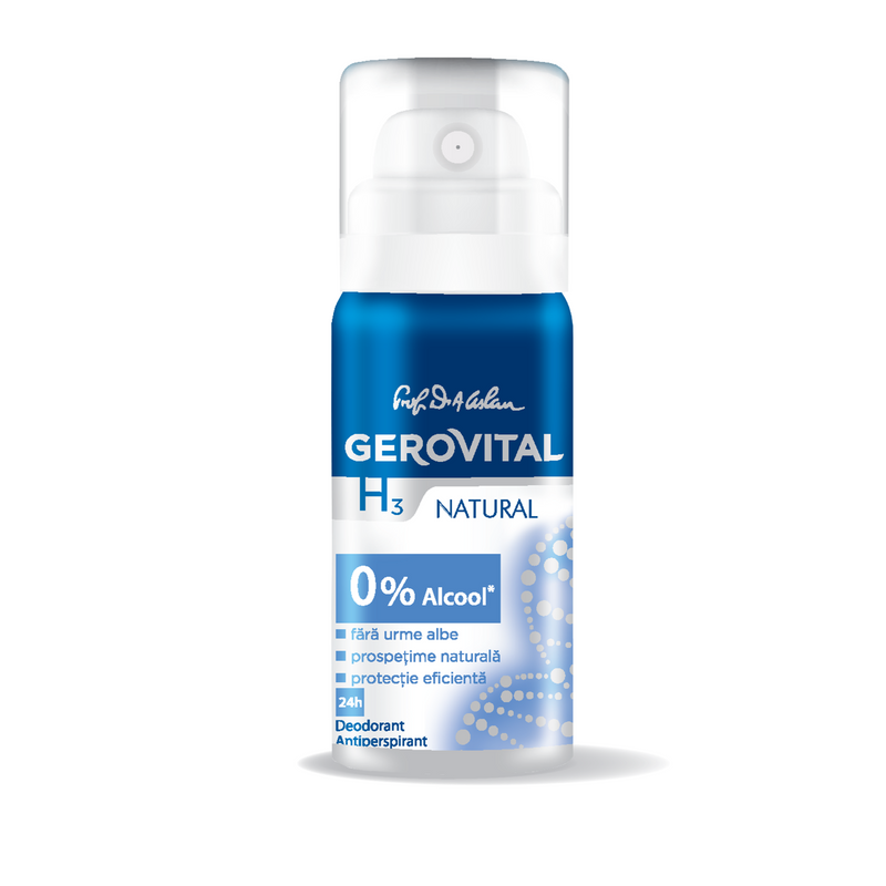Deodorant Antiperspirant Gerovital H3- Natural 40 ml