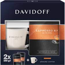 Davidoff Cafea E57 2x250g + Cana Espresso