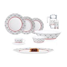 Luminarc Set serviciu de masa din opal Essence Radience, 46 piese