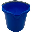 10l plastic cylindrical bucket, various colors