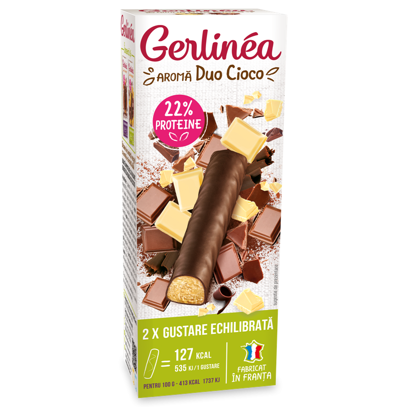 Gerlinea Mini Pack Batoane duo-ciocolata, 62g (2x31g)