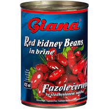 Giana Fasole boabe rosii Red Kidney, 400g