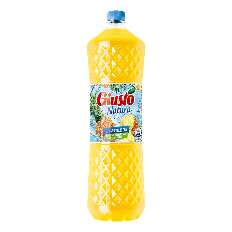 Giusto Natura bautura racoritoare necarbogazoasa cu suc de ananas 2L