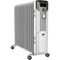 Heinner Riscaldatore a olio elettrico HOH-Y13S, 2500W, 13 elementi, protezione contro il surriscaldamento, termostato regolabile, bianco