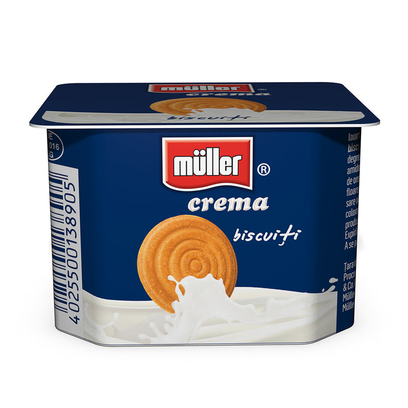 Muller Crema de iaurt cu biscuiti 125g