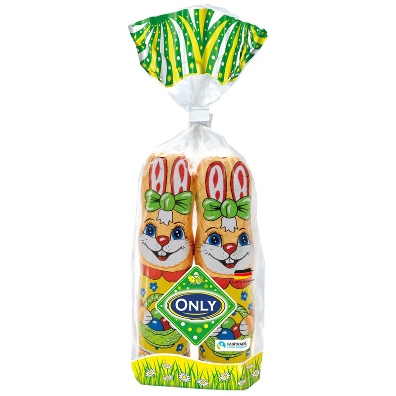 Iepurasi din ciocolata cu lapte, 2x60g
