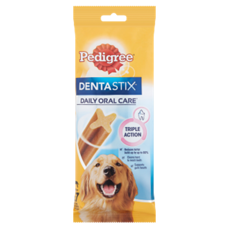 Pedigree DentaStix hrana pentru caini cu varsta de peste 4 luni 7 buc 270 g