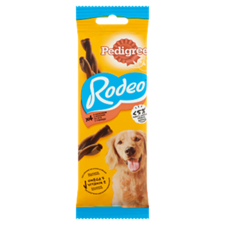 Pedigree Rodeo hrana cu vita pentru caini adulti 4 buc 70 g