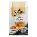 Sheba DÃƒÂ©lices Du Jour bird selections in sauce for adult cats 6 x 50 g