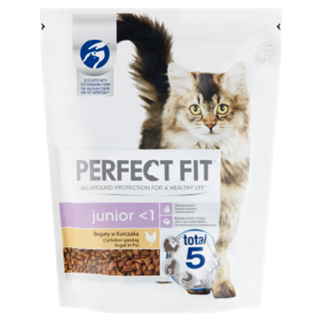 Perfect Fit Junior hrana uscata bogata in pui pentru pui de pisica 750 g