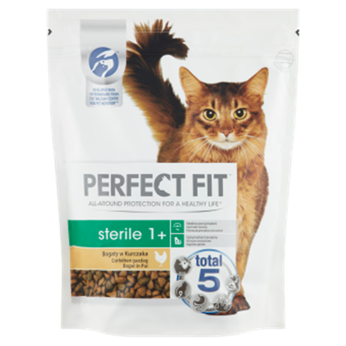 Perfect Fit Sterile hrana uscata bogata in pui pentru pisici adulte 750 g