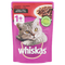 Whisky Nassfutter mit Rindfleisch in Sauce für erwachsene Katzen 100 g