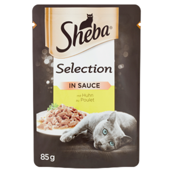 Sheba Selection hrana umeda cu pui pentru pisici adulte 85 g