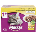 Whiskas nedves táplálék madárválasztékban aszpikban felnőtt macskáknak 12 x 100 g
