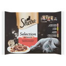 Sheba Selection selectii savuroase in sos pentru pisici adulte 4 x 85 g