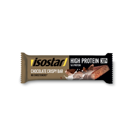 Isostar High Protein 30% Baton crocant cu ciocolata si caramel, 55g