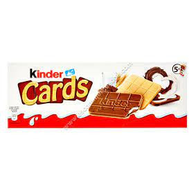 Kinder cards cocoa milk, 128g