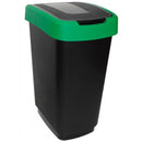 Cos de gunoi Domino Jotta 25L, negru/verde