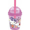 Pahar din plactic cu pai Hello Kitty, 300ml