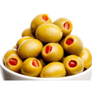 Amalthia Grüne Oliven mit Peperoni, pro kg